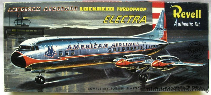 Revell 1/115 Lockheed Electra American Air Lines - S Issue, H255-129 plastic model kit